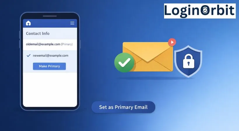 Make Your New Email the Primary Contact